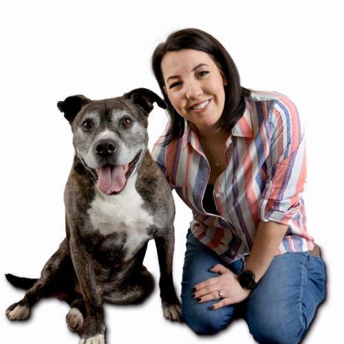 AmeriVet Marketing Manager Sophie Giddings, pictured with her dog Teddy