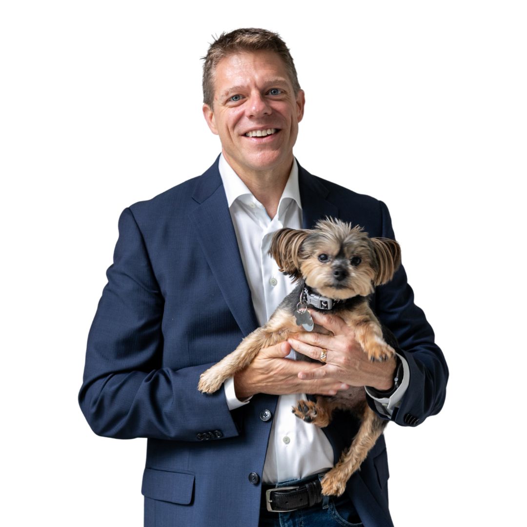 AmeriVet Operations Director Janice Wilmore, pictured with her dog Harry