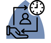 icon of person and clock