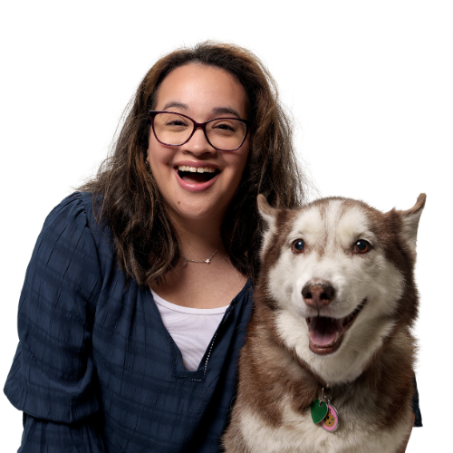 Deanna Ortega with Maggie