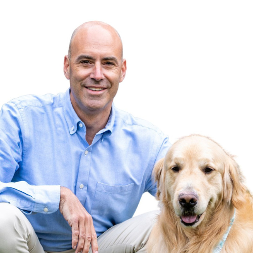 AmeriVet National Medical Director Brian Hurley, DVM, pictured with his dog Rocky